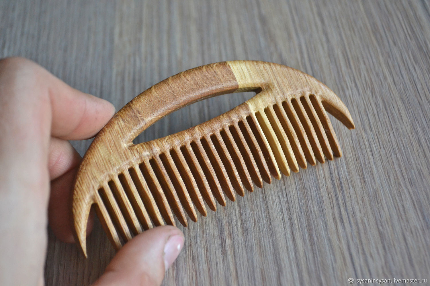 combing hair growth